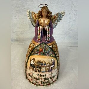Jim Shore A Prayer Of Thankfulness 2006 Dinner Blessing Angel 4005280 HandSigned